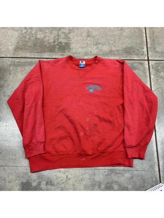 Champion Other - vintage champion made in usa red small logo crewneck size xl
